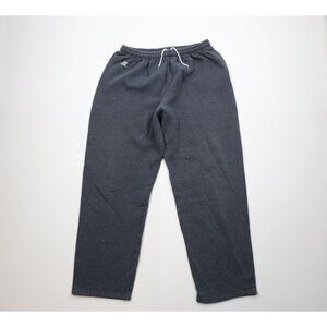 Vintage 90s Russell Athletic Mens Large Distressed Spell Out Wide Leg Sweatpants
